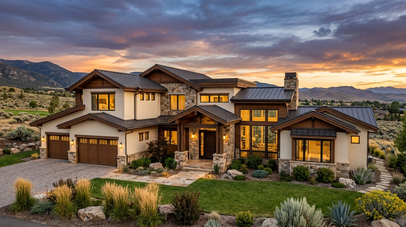 A custom XPRT-built home, fully finished.